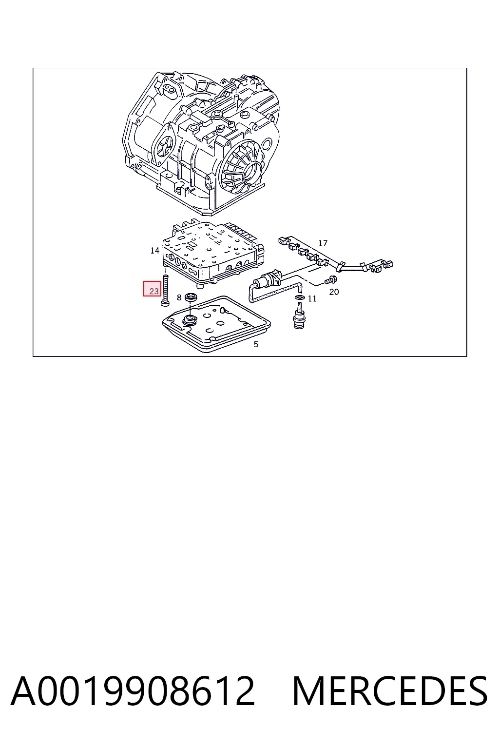 A0019908612 Mercedes