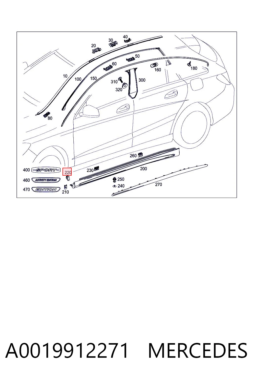 A0019912271 Mercedes