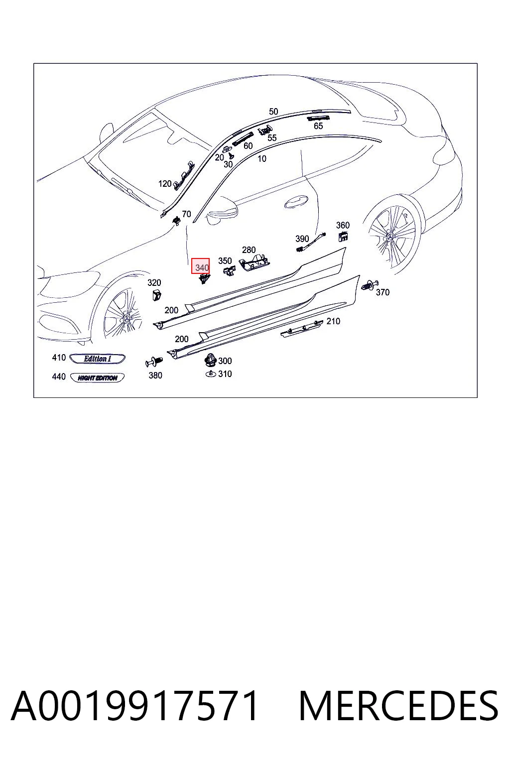 A0019917571 Mercedes