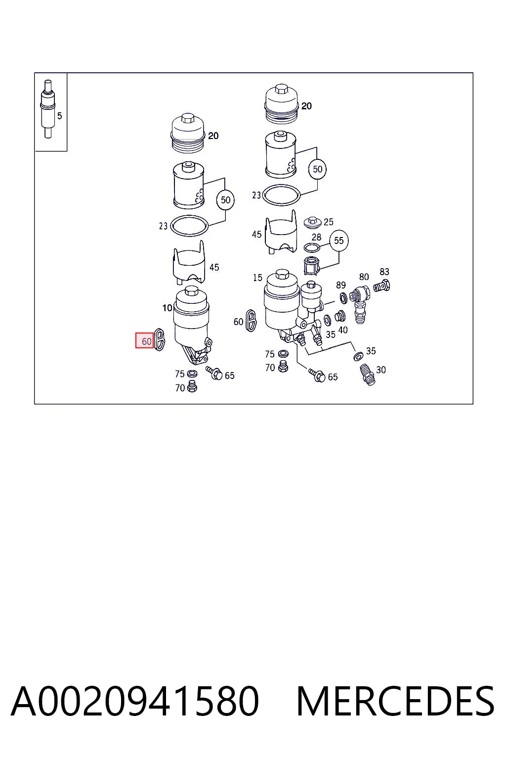 A0020941580 Mercedes