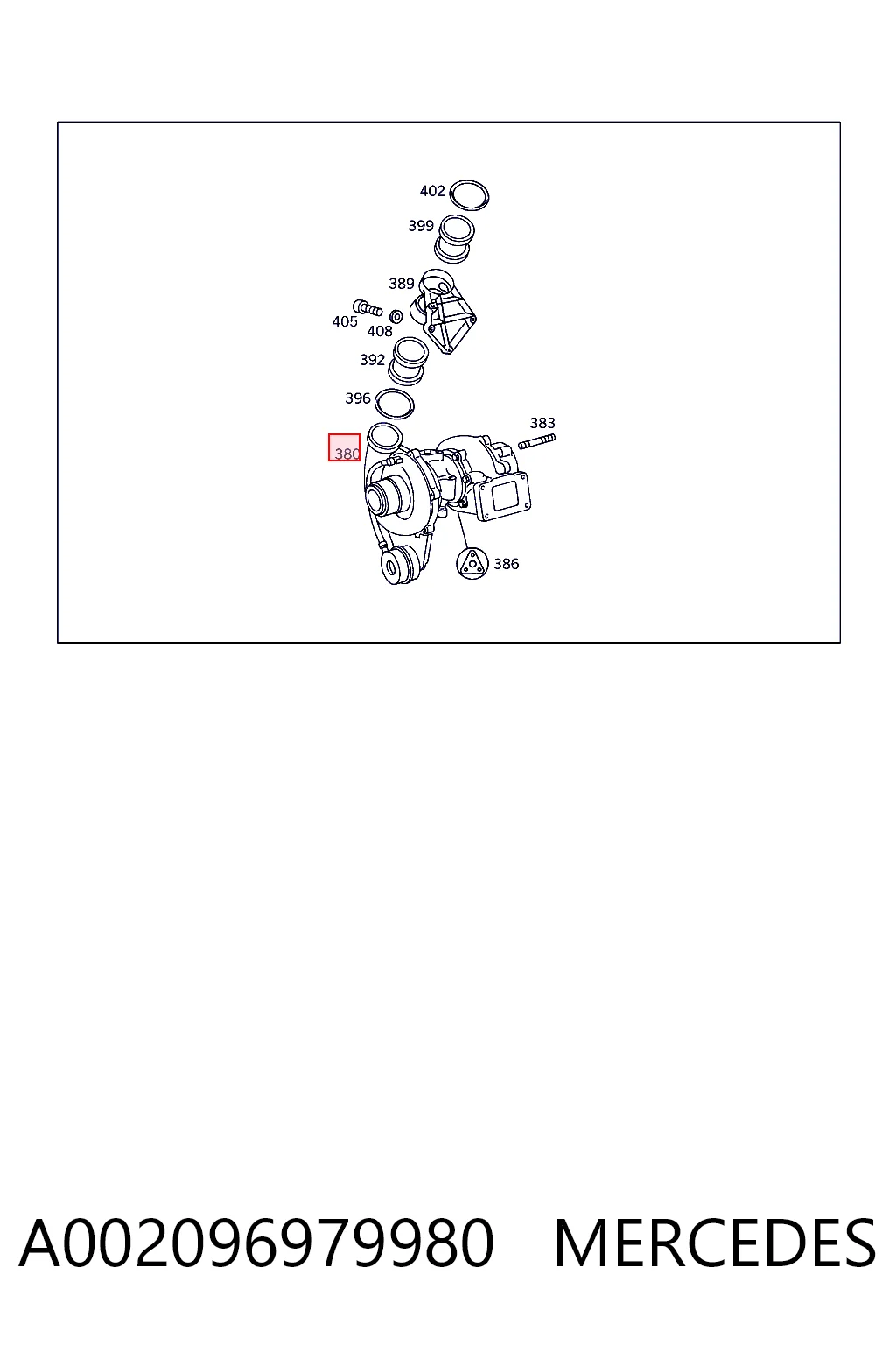 Turbo para motor para Mercedes E  S124