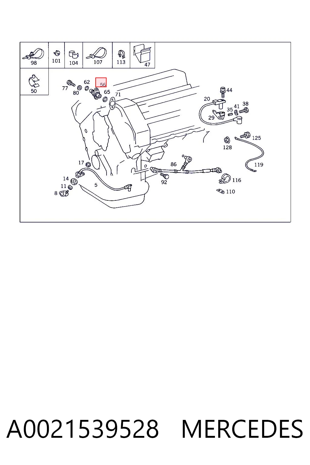 A0021539528 Mercedes