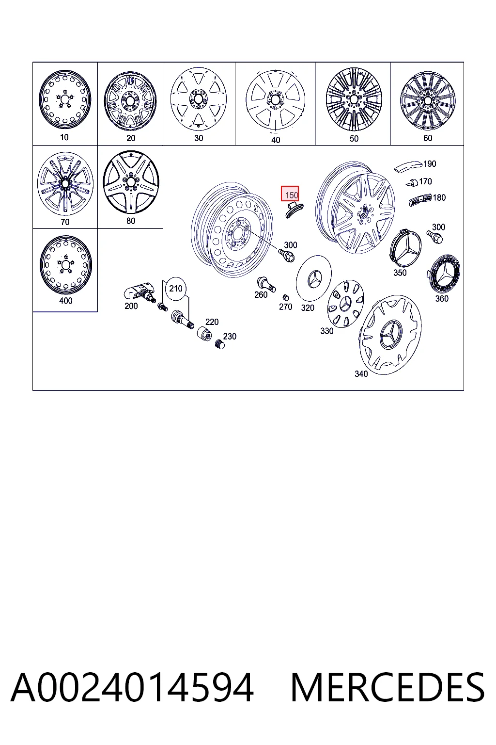 A0024014594 Mercedes