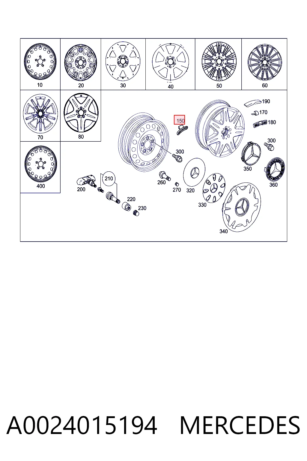A0024015194 Mercedes