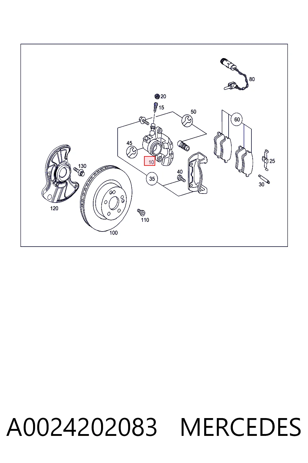 A0024202083 Mercedes