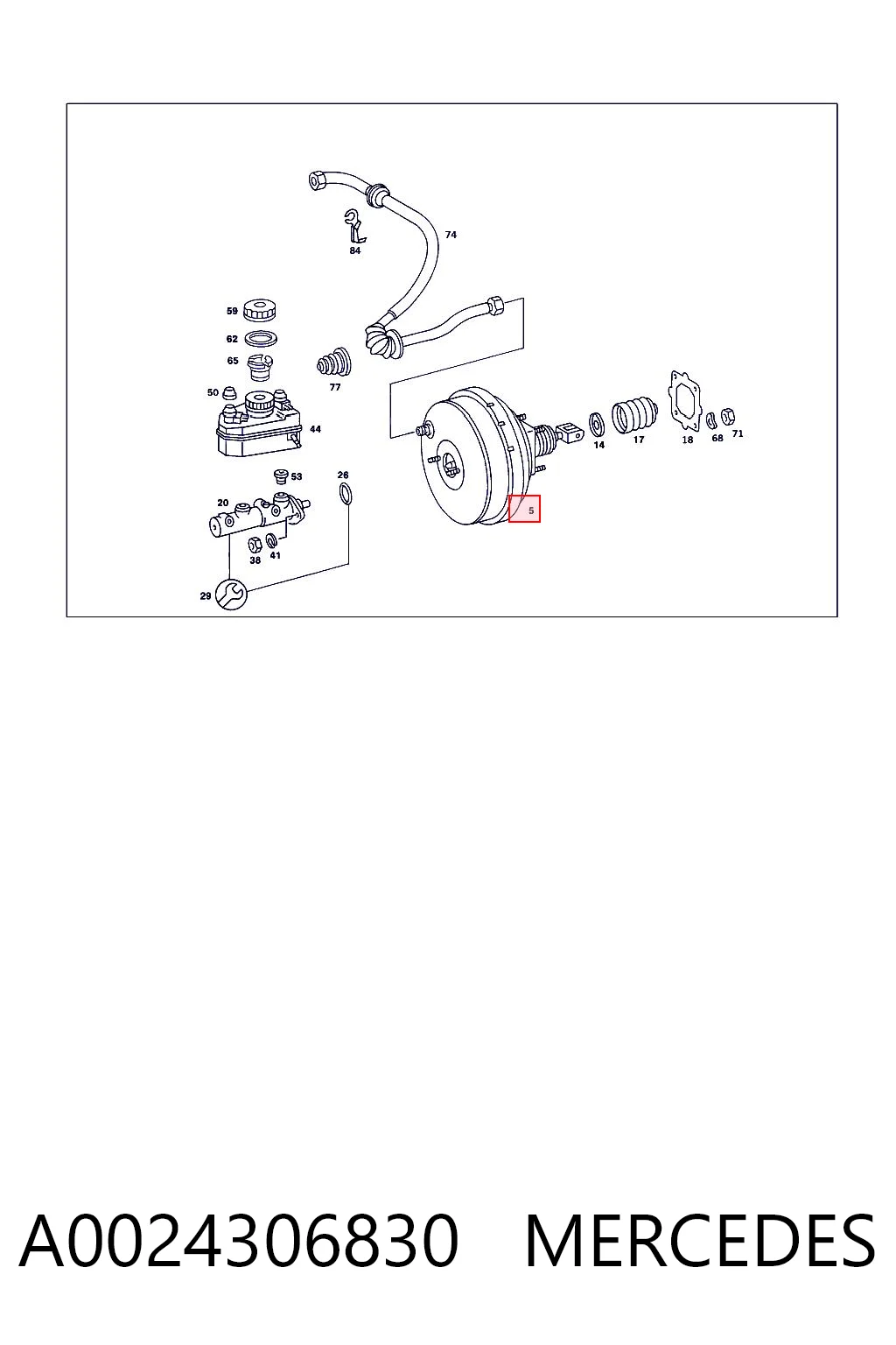 A0024306830 Mercedes