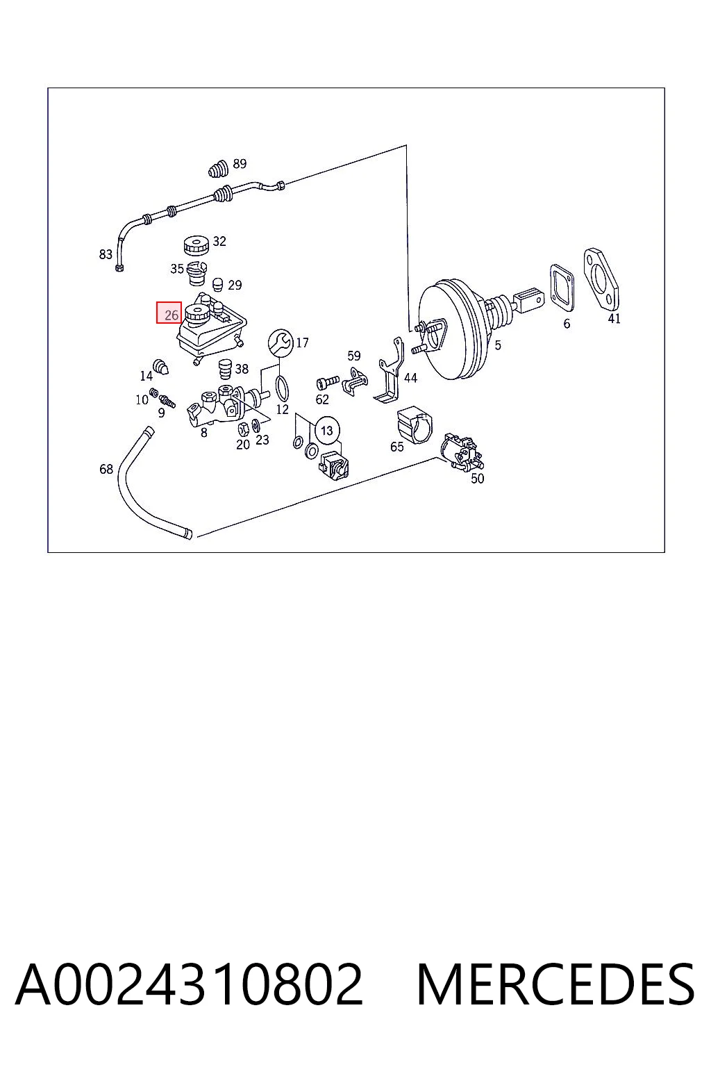 A0024310802 Mercedes