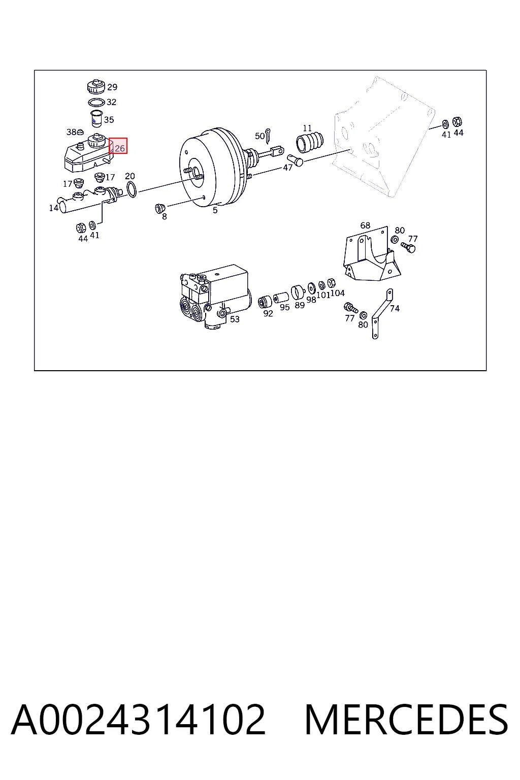 A0024314102 Mercedes