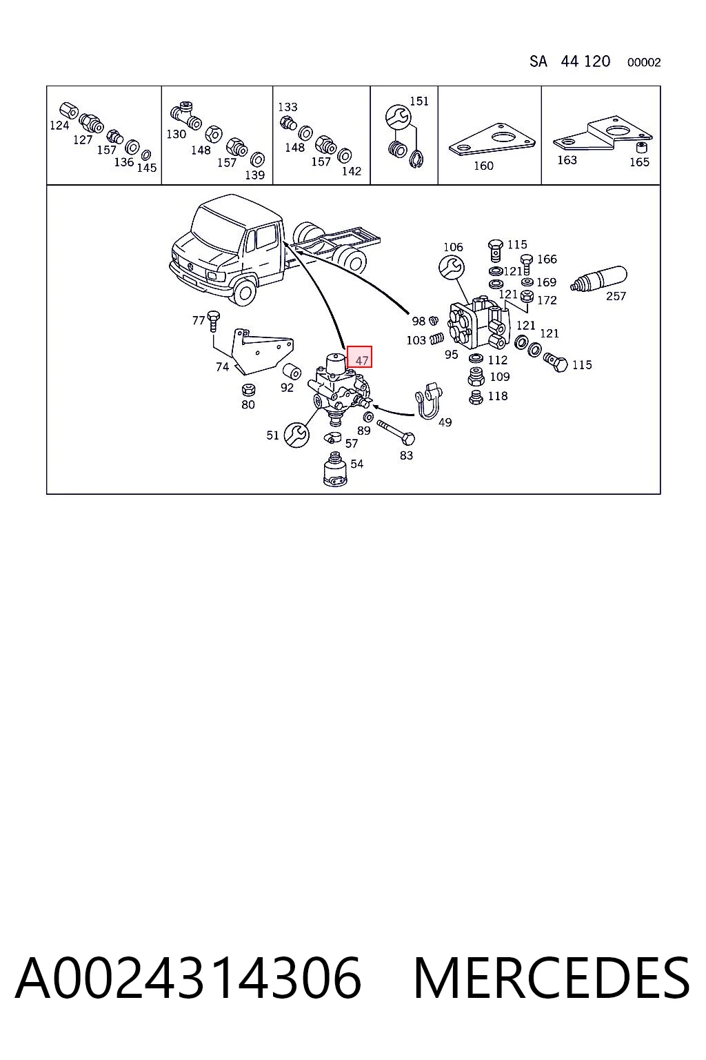 A0024314306 Mercedes