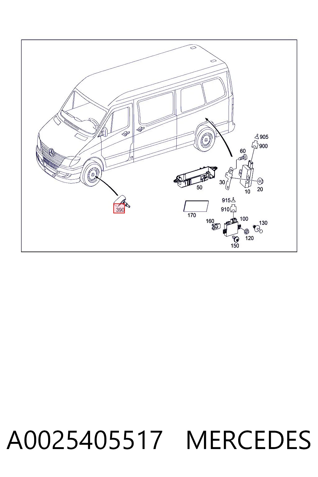 Comprar Sensor de presión de neumáticos Mercedes Vito  639 a bajo precio