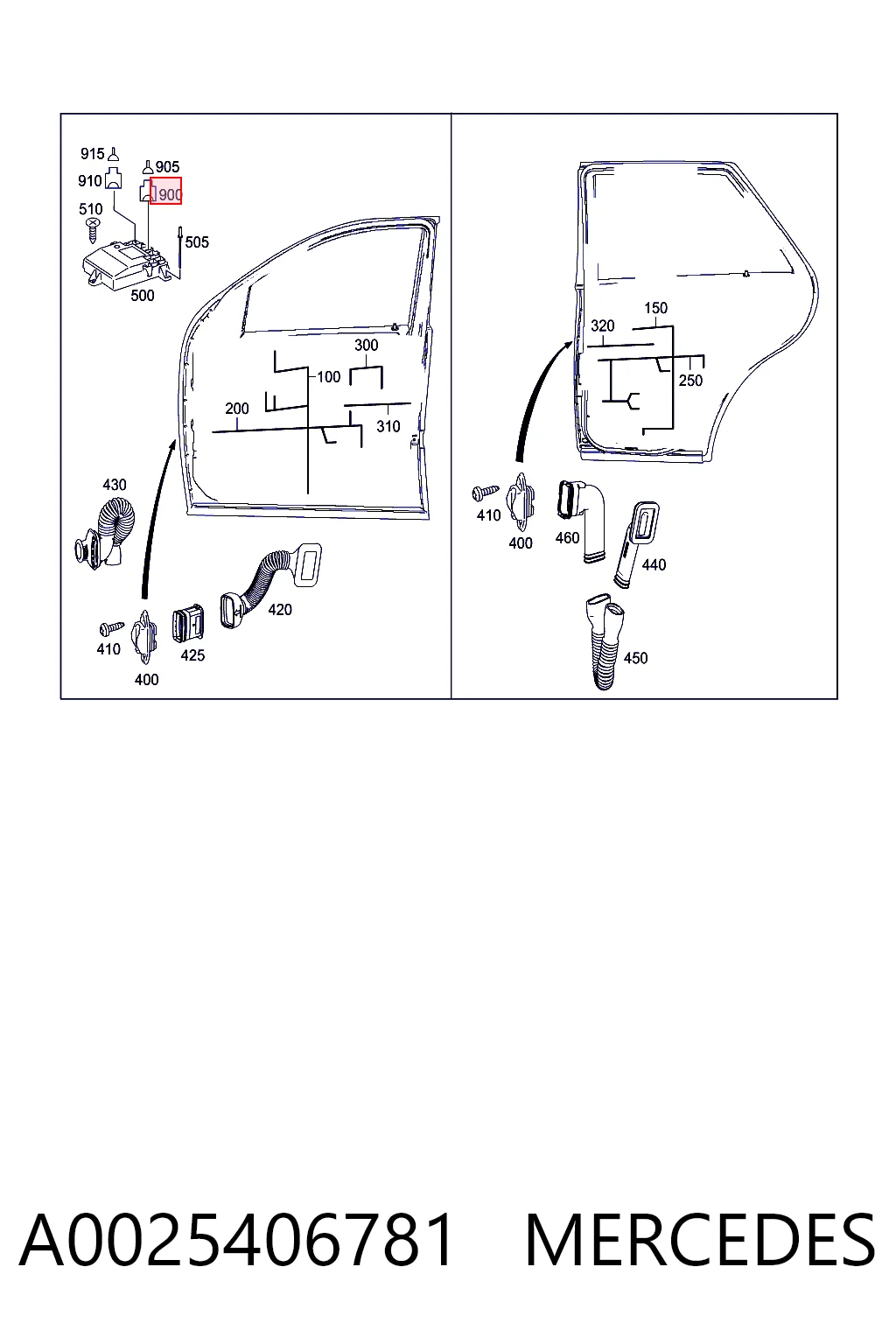 A0025406781 Mercedes