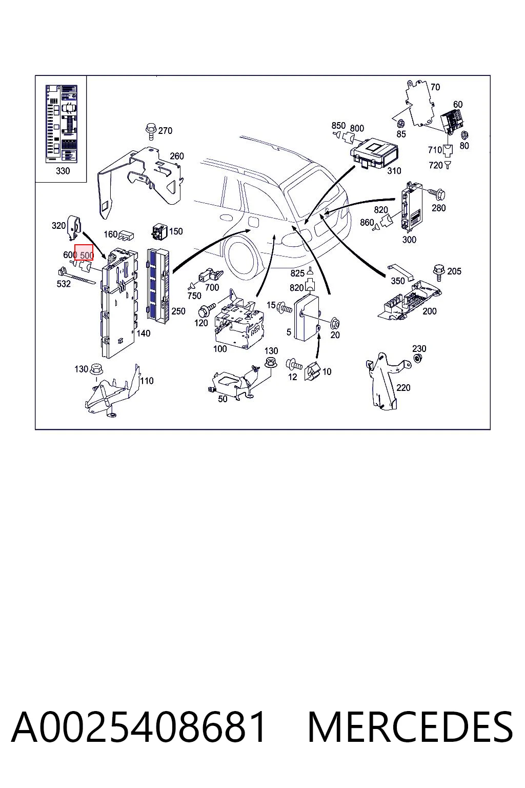 A0025408681 Mercedes