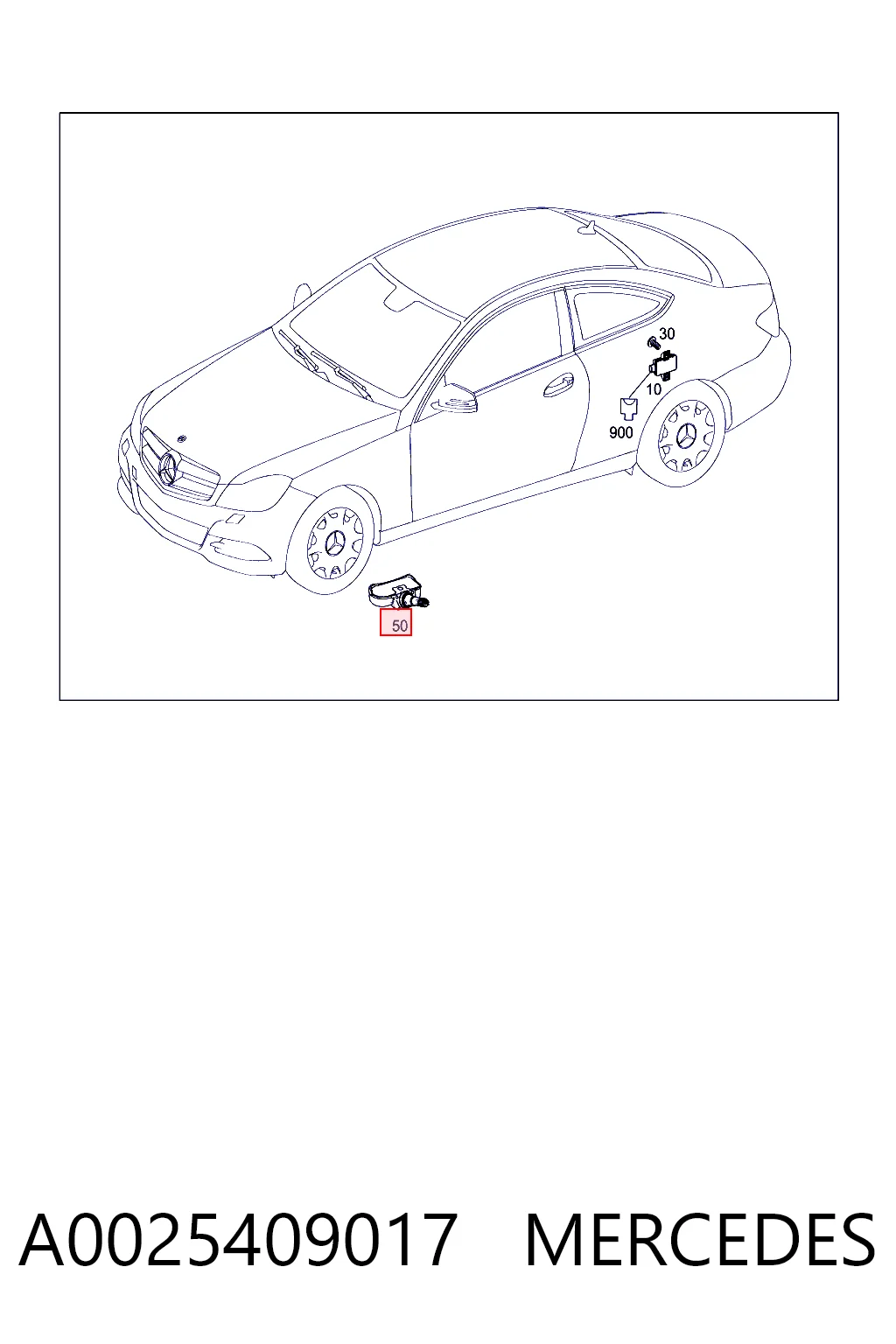A0025409017 Mercedes
