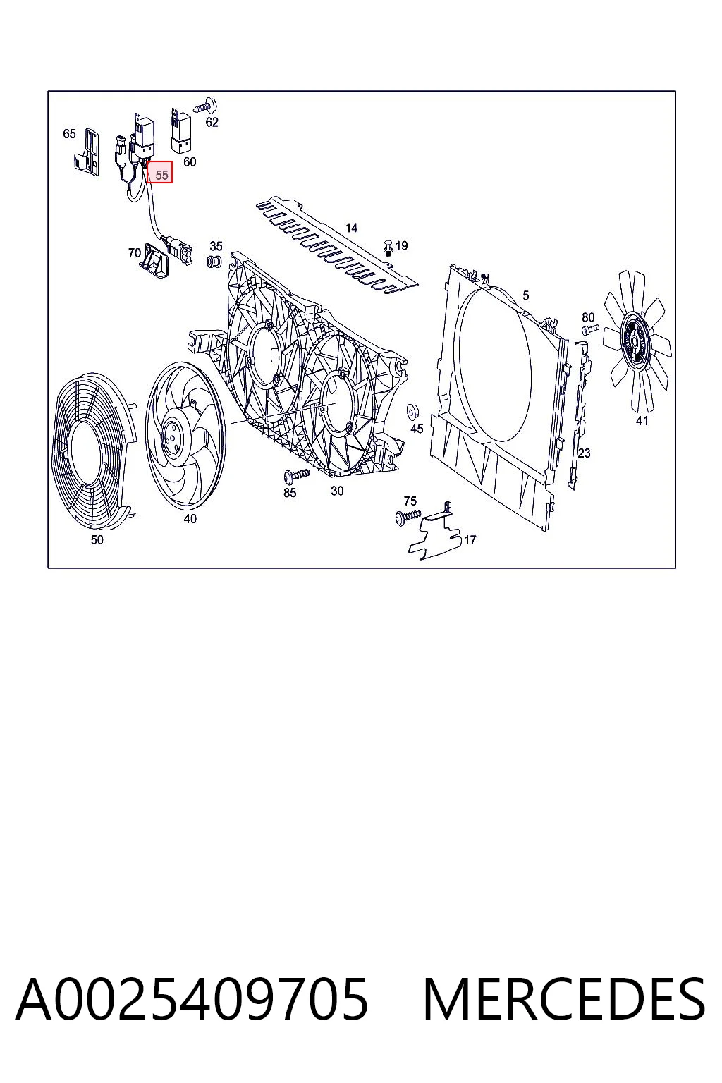 A0025409705 MERCEDES