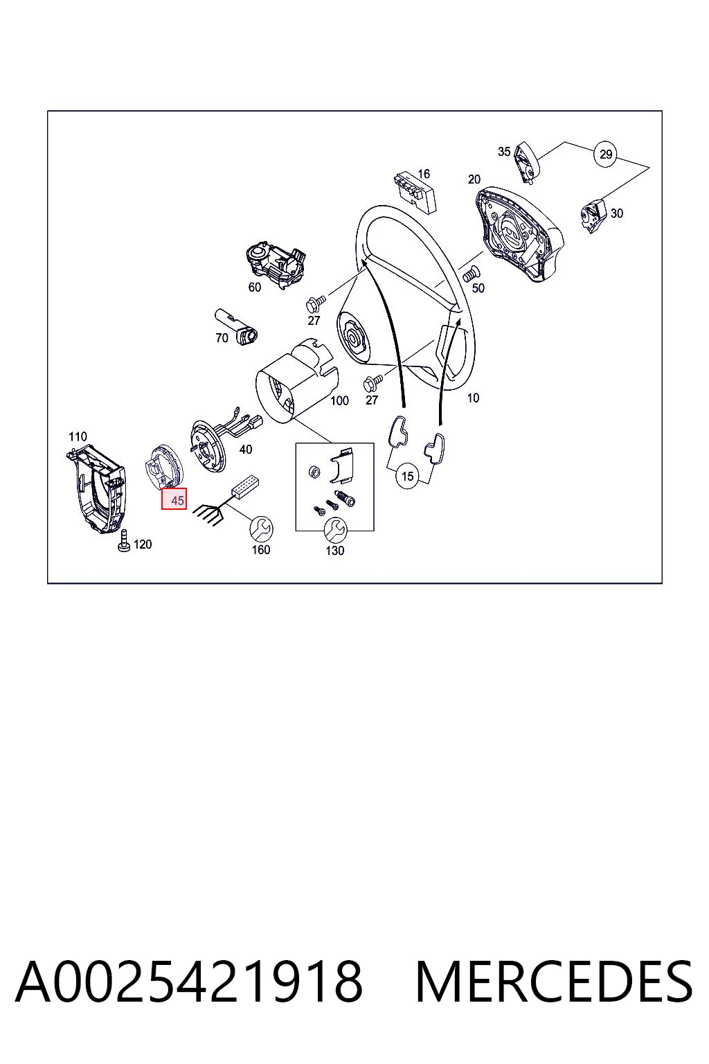 A0025421918 Mercedes