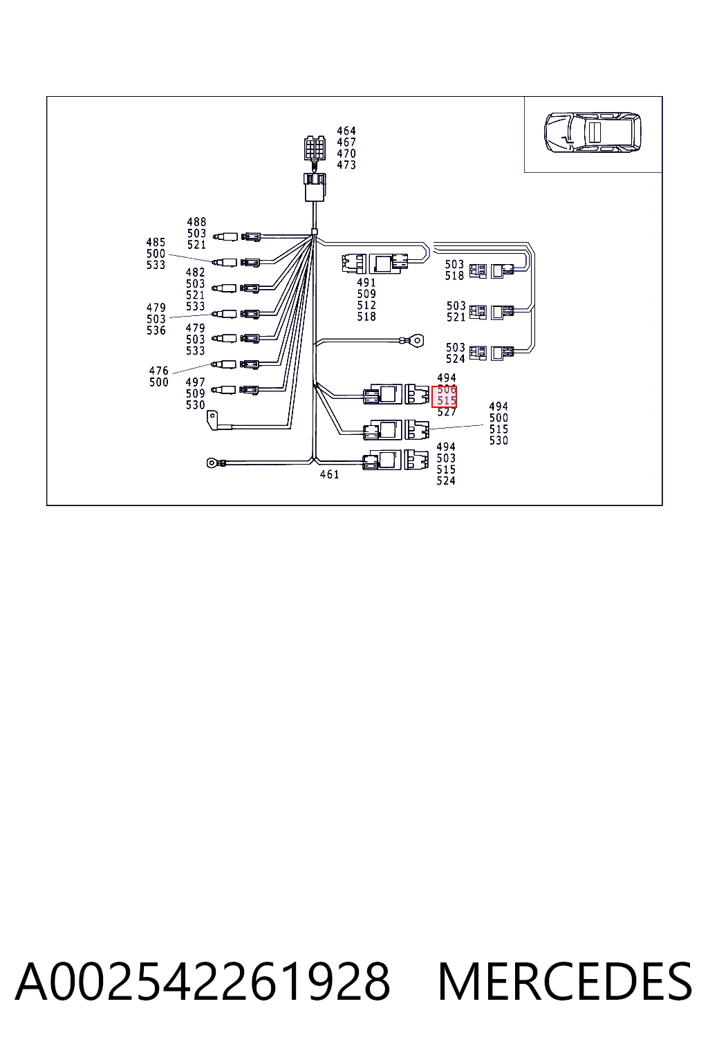 A002542261928 Mercedes