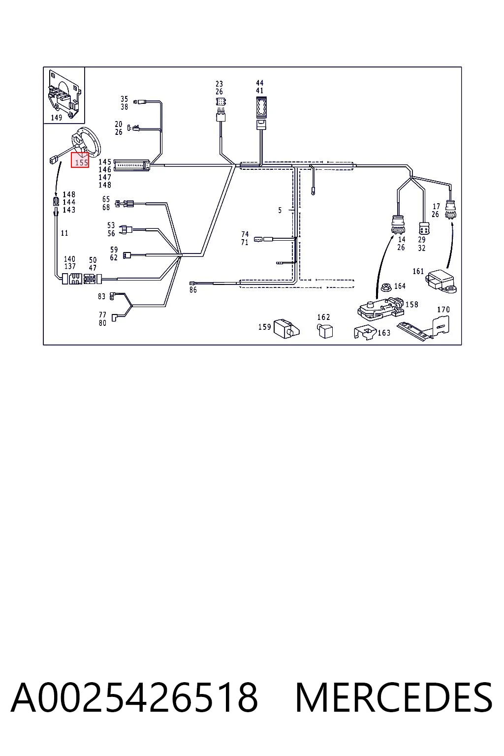 A0025426518 Mercedes