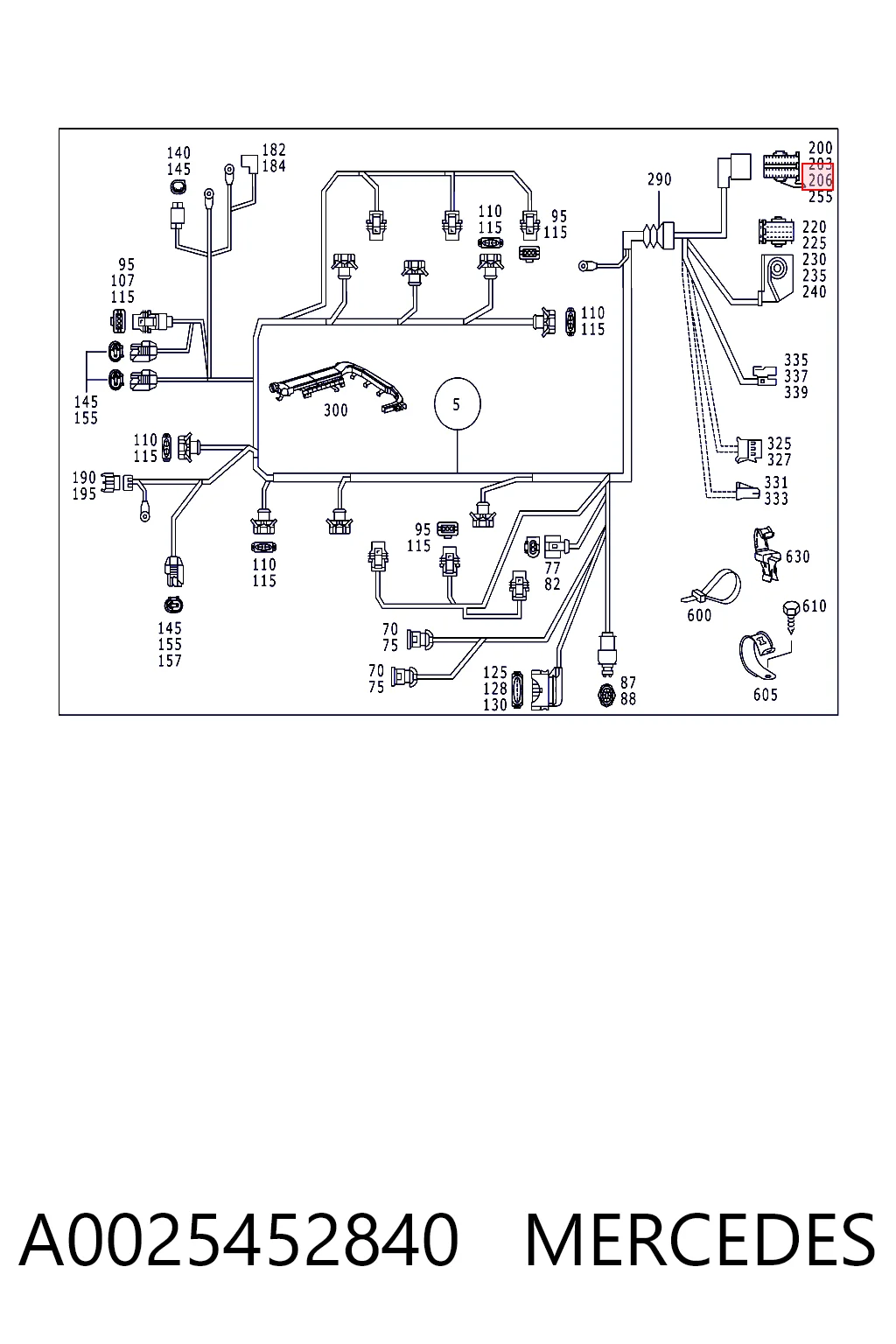 A0025452840 Mercedes