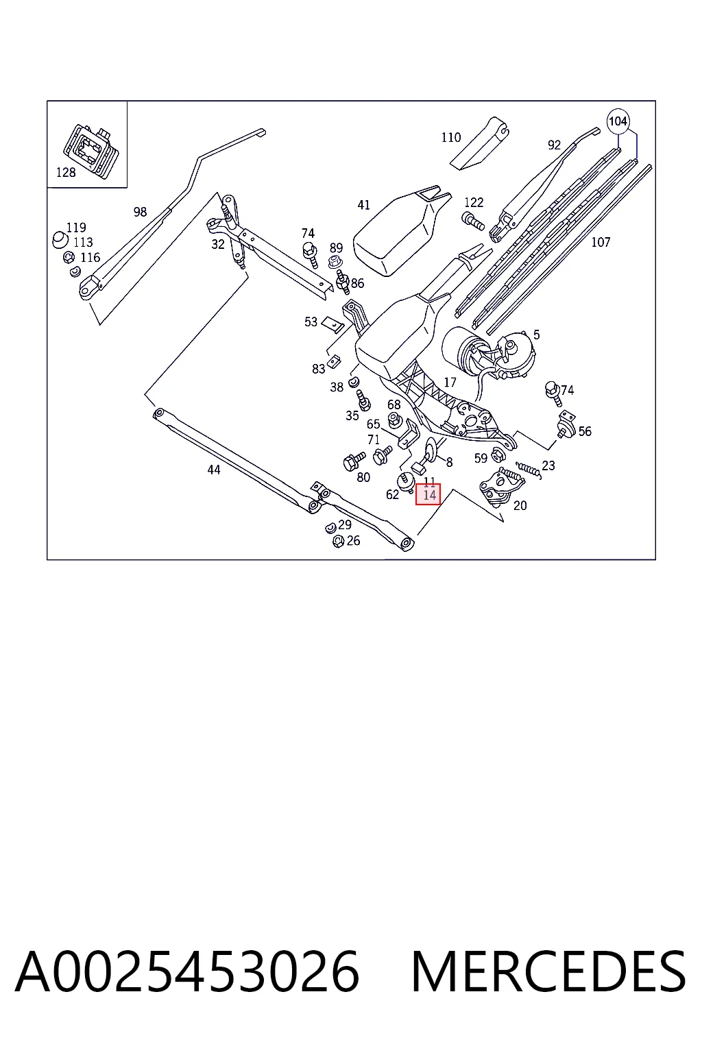 A0025453026 Mercedes
