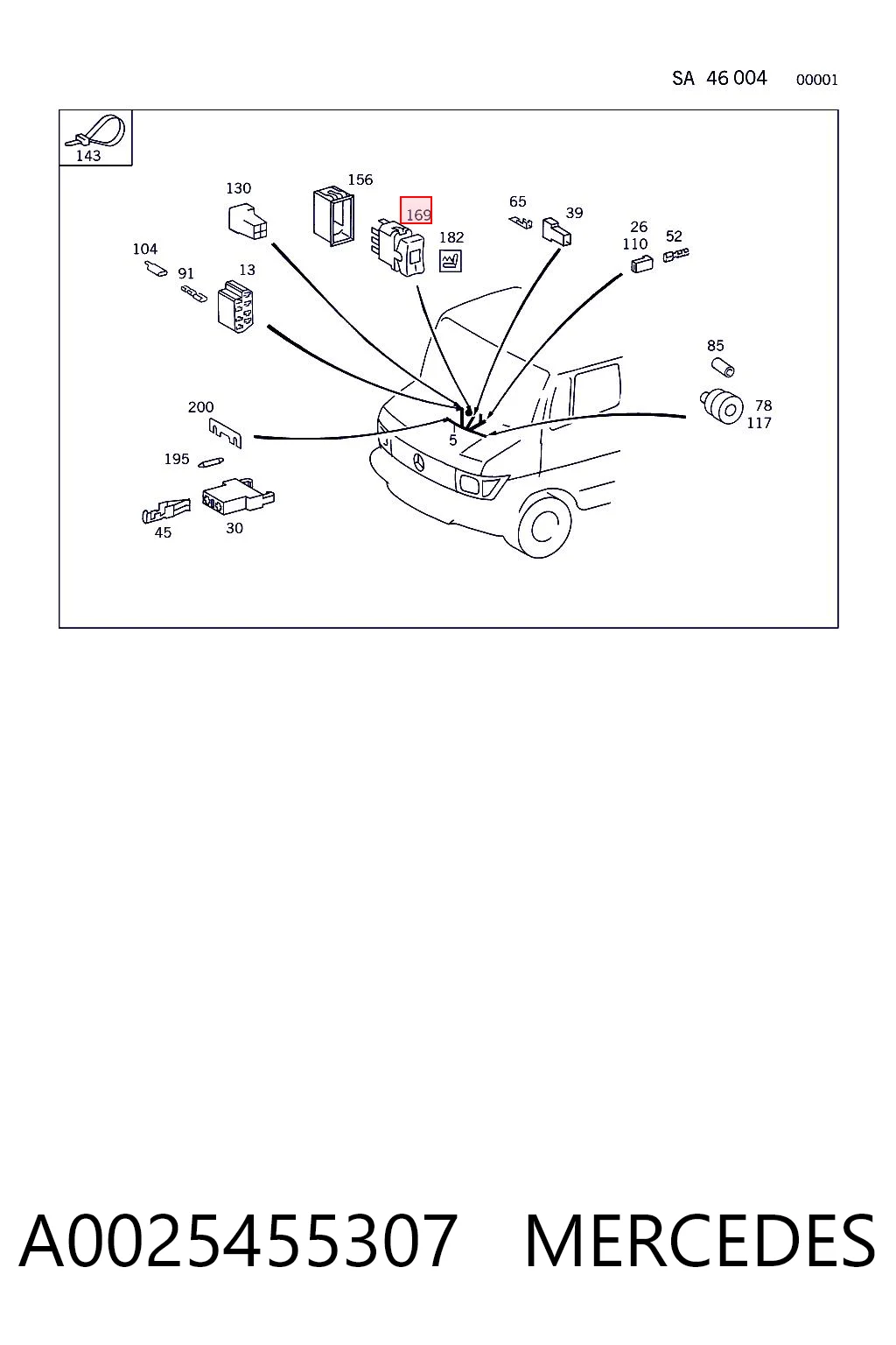 A0025455307 Mercedes