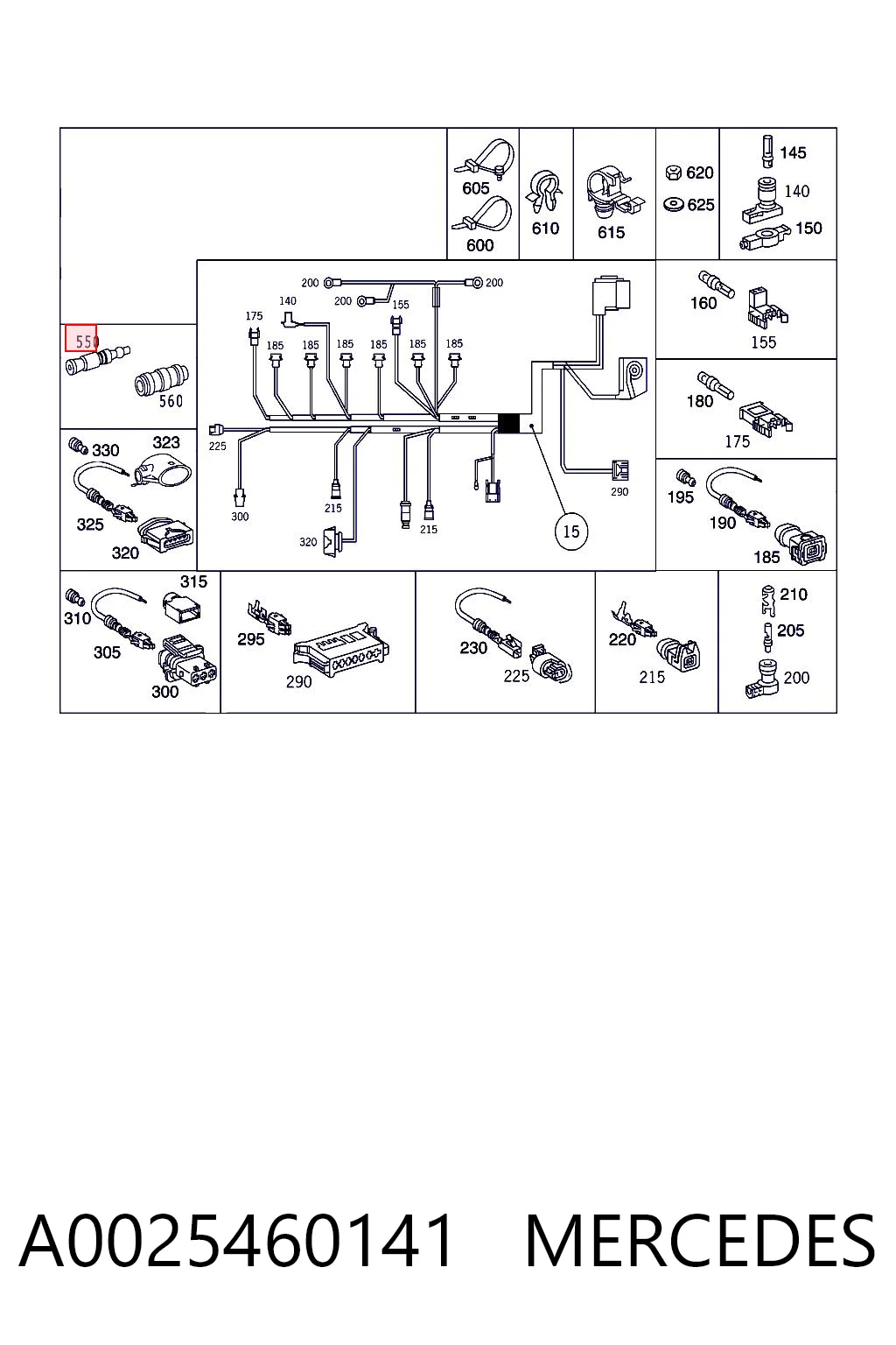 A0025460141 Mercedes