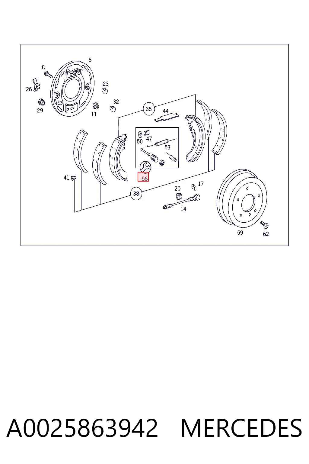 Comprar Juego de montaje, zapatas de freno traseras Bus 207-310  601