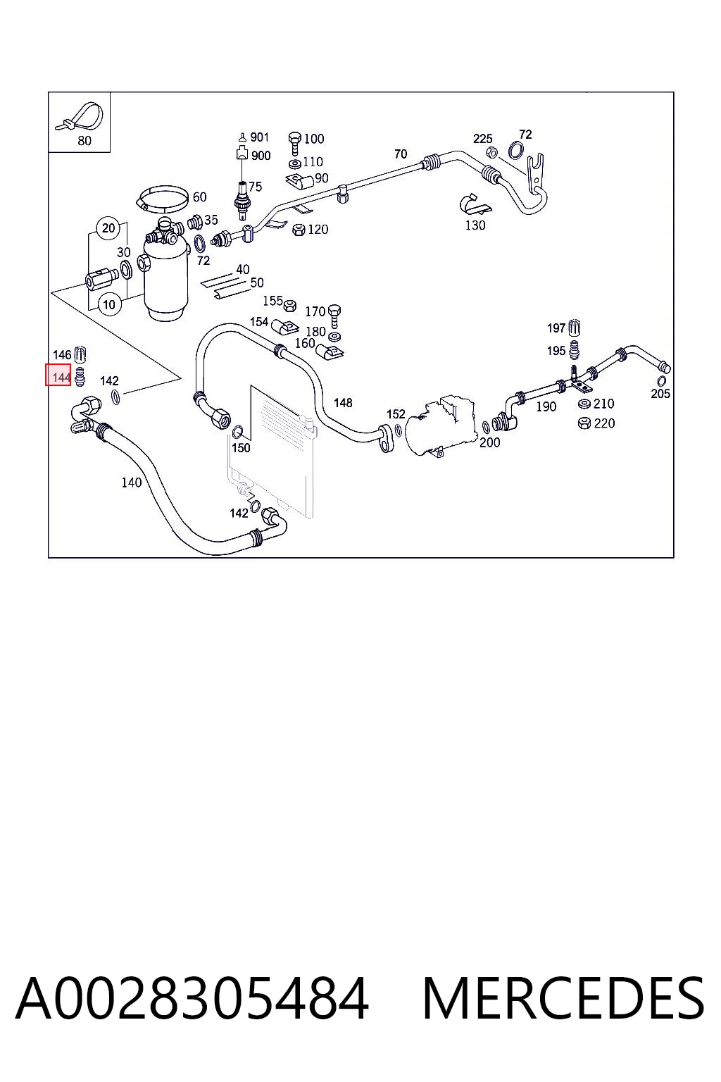 A0028305484 Mercedes