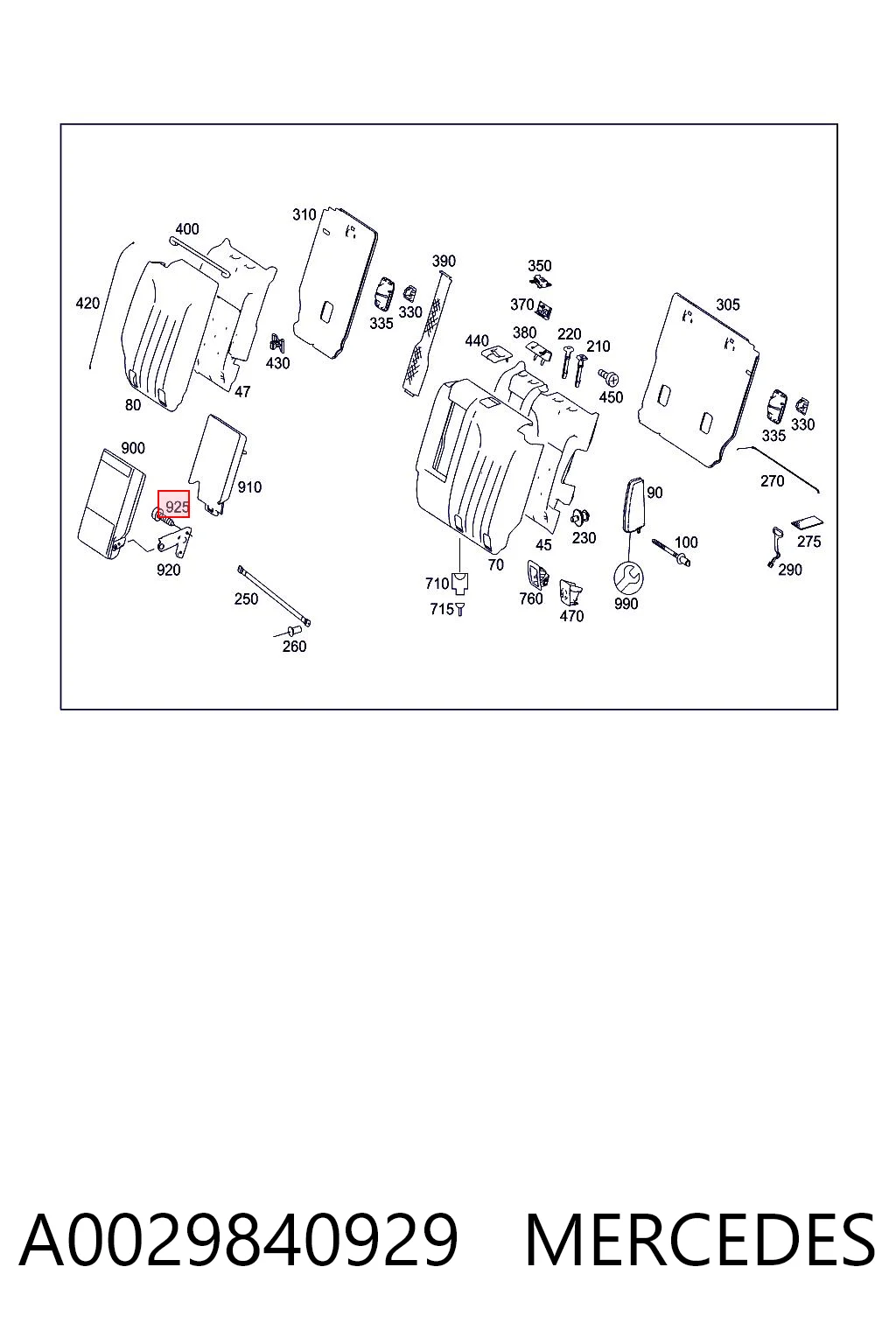 A0029840929 Mercedes