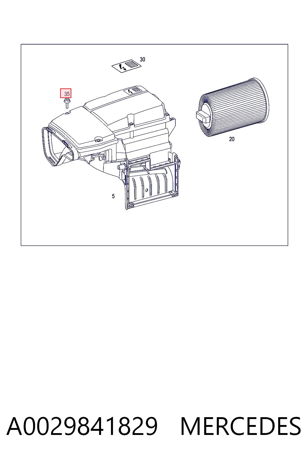 A0029841829 Mercedes
