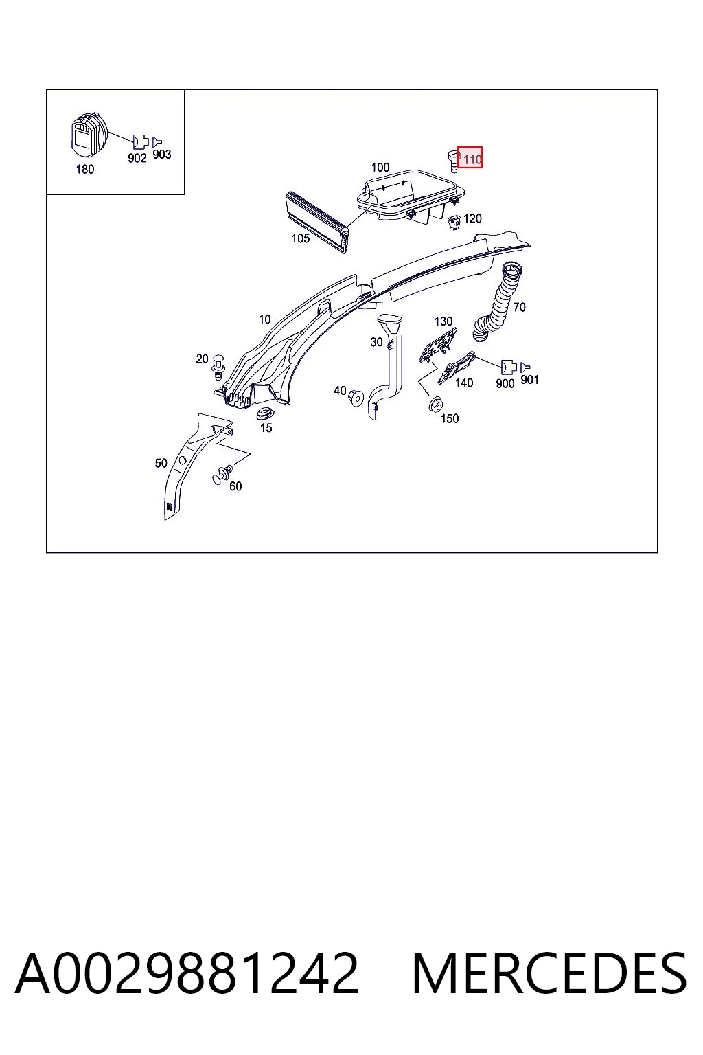 A0029881242 Mercedes