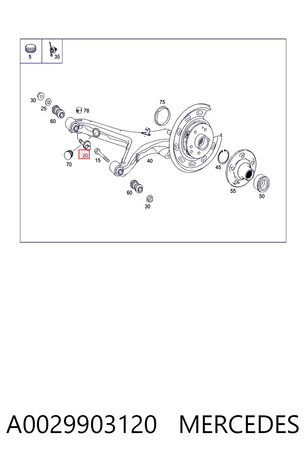 A0029903120 Mercedes