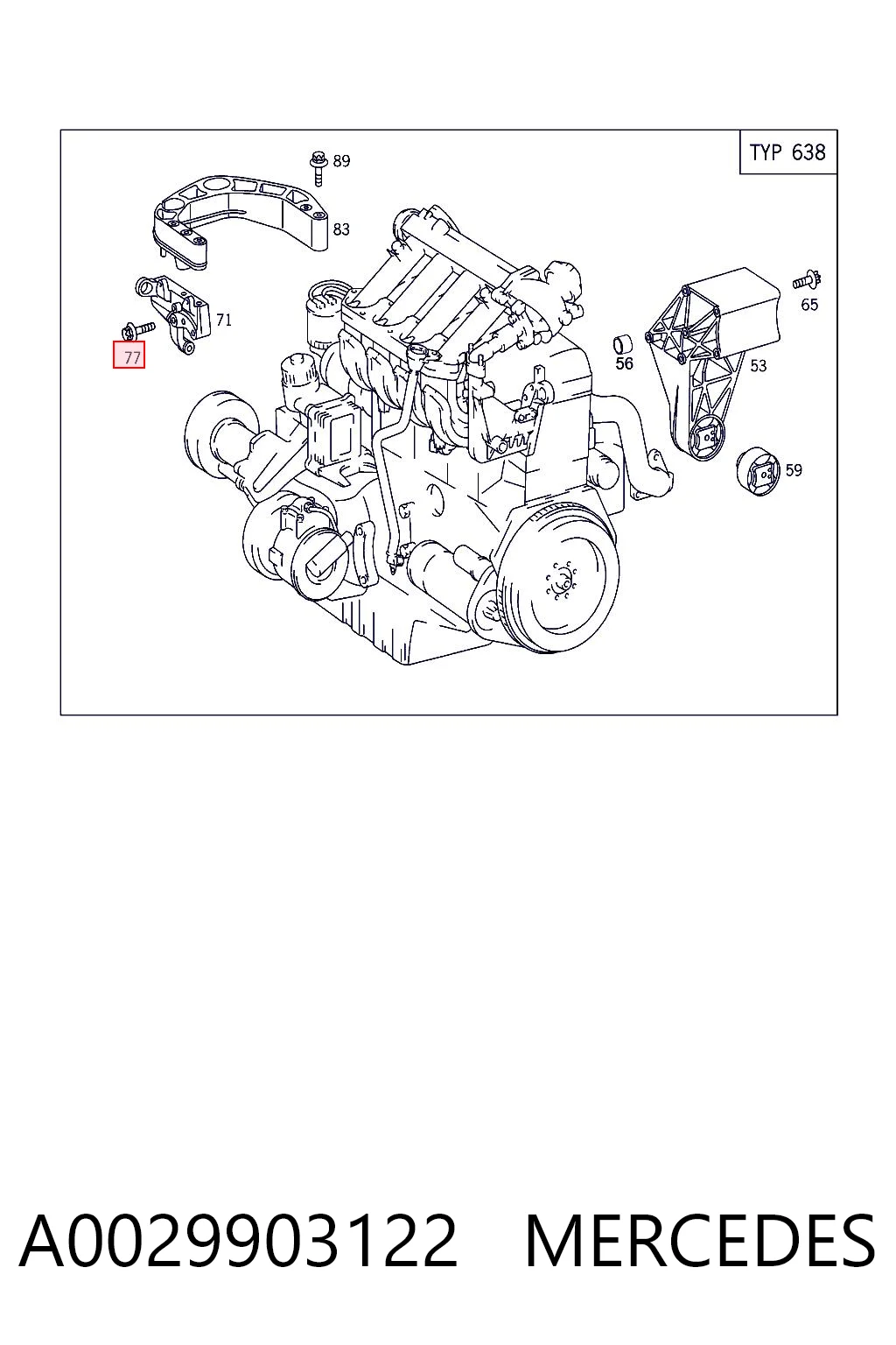A0029903122 Mercedes