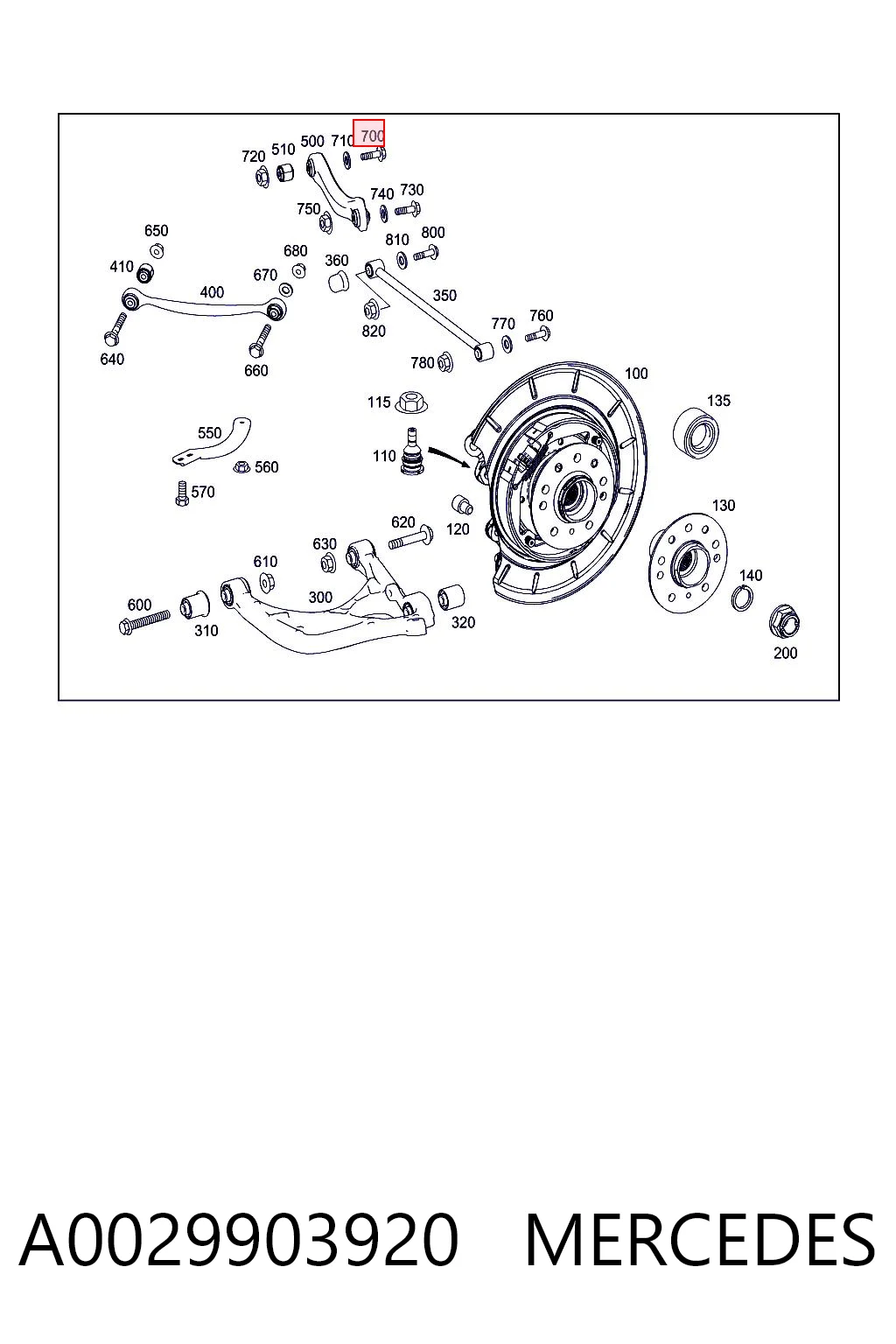 A0029903920 Mercedes