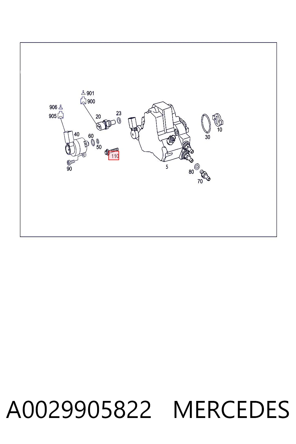 A0029905822 Mercedes