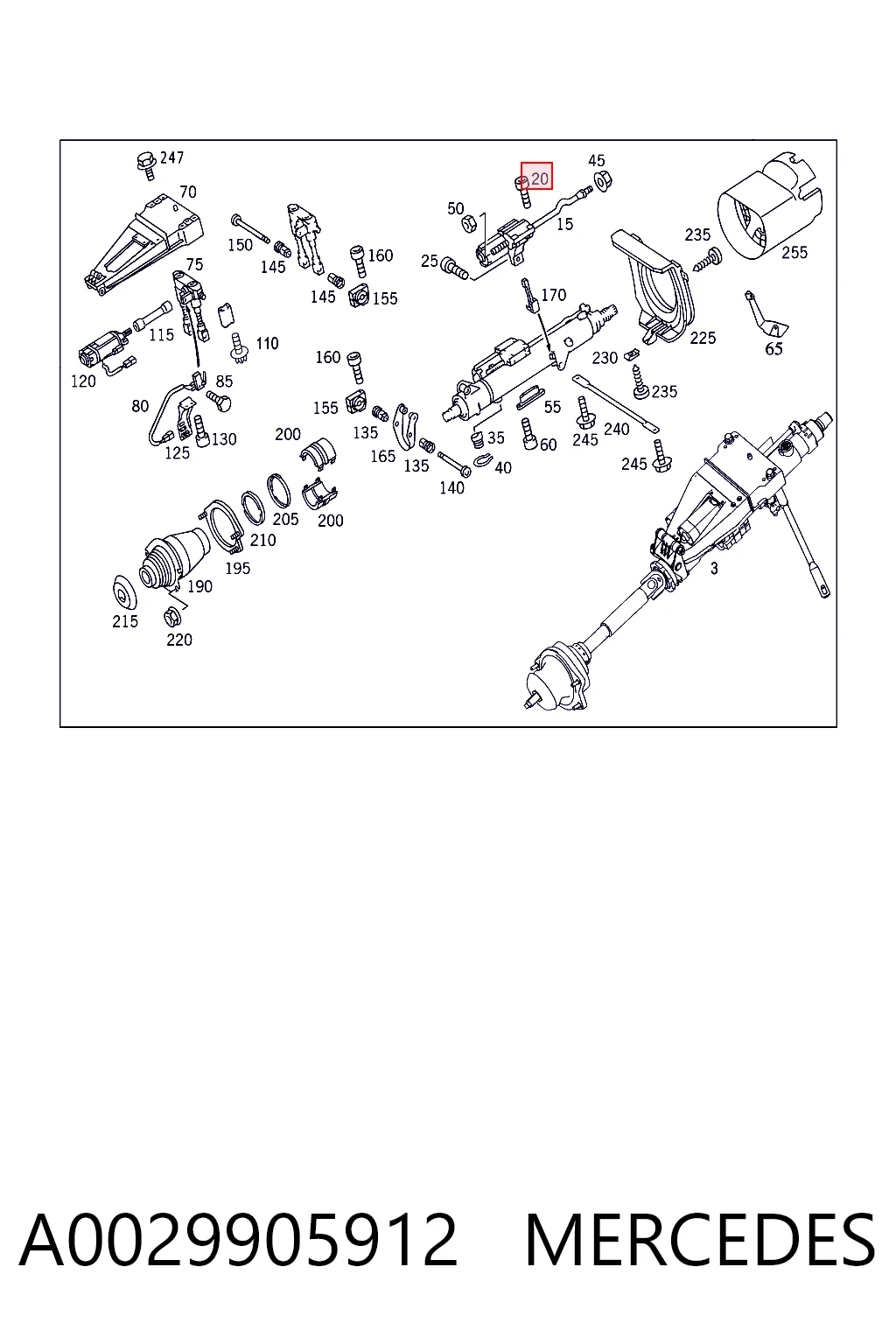 A0029905912 Mercedes