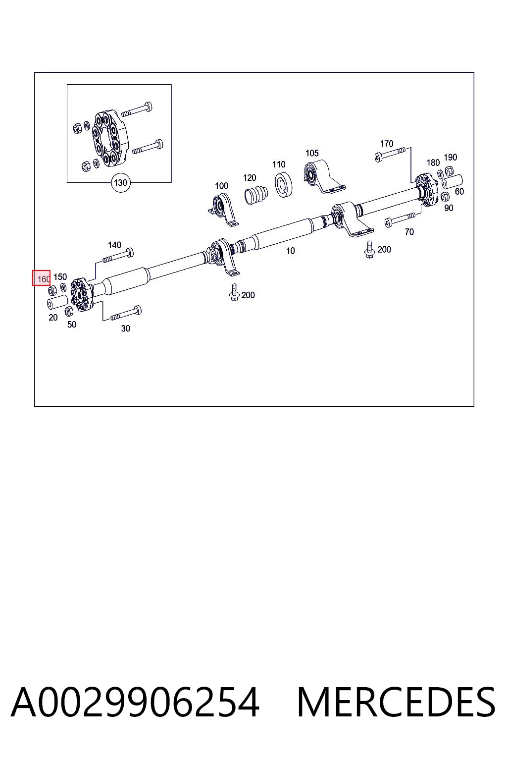 A0029906254 Mercedes 