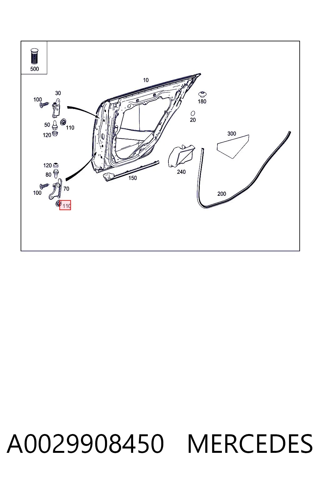 A0029908450 Mercedes