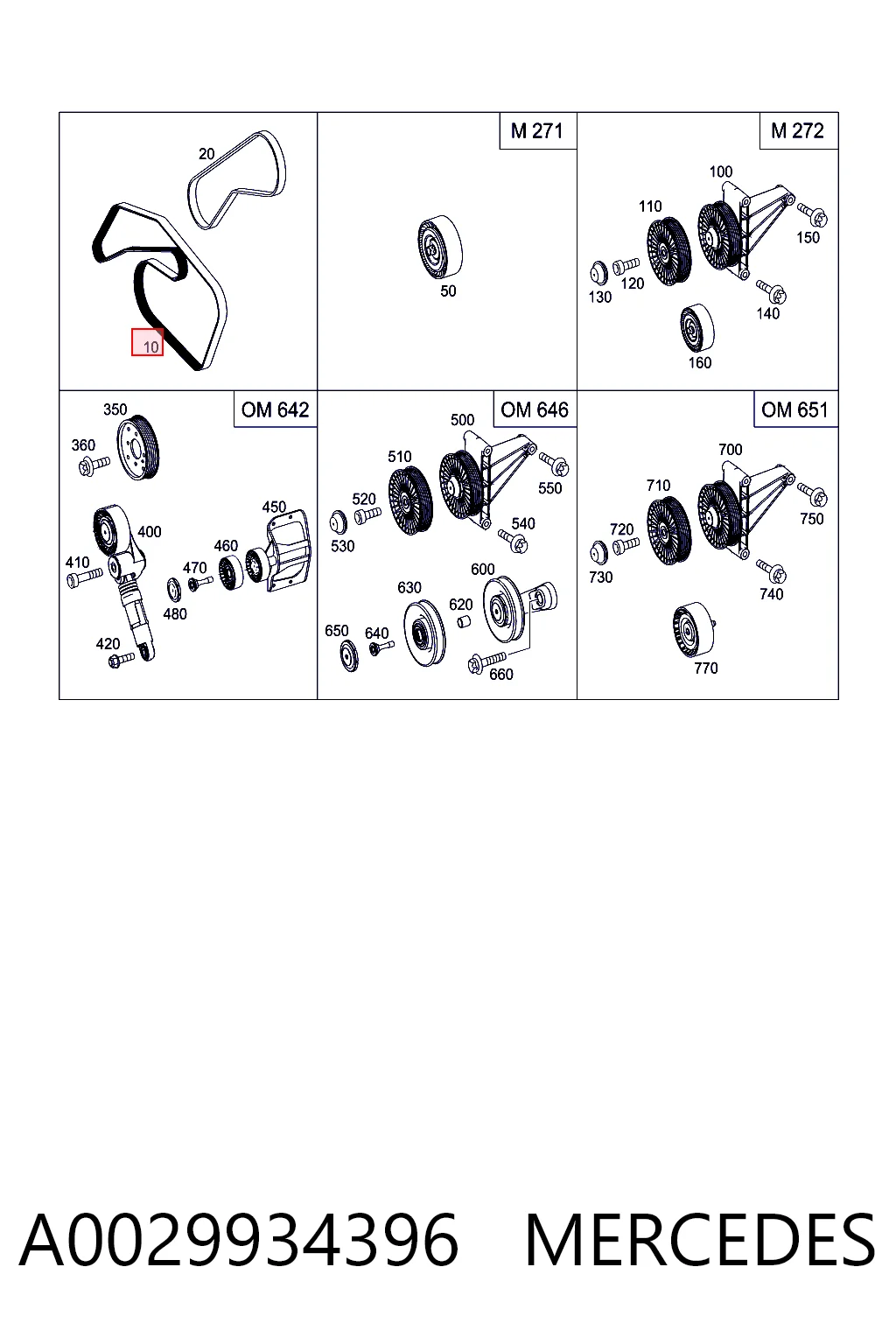 A0029934396 Mercedes