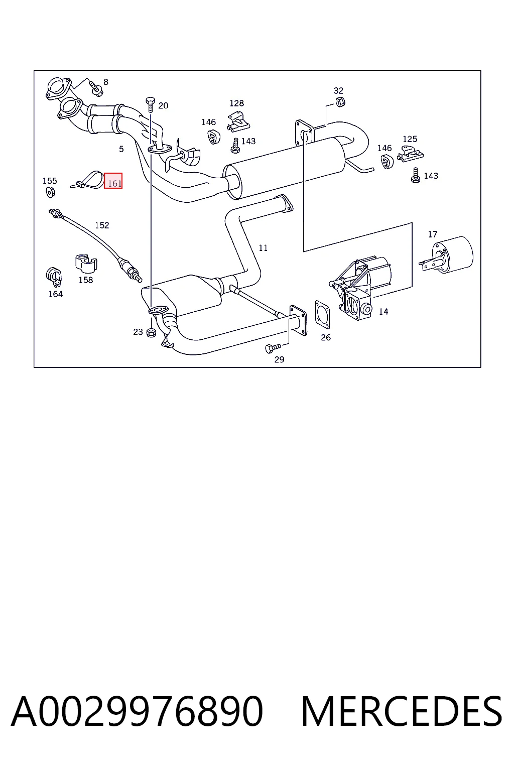 A0029976890 Mercedes
