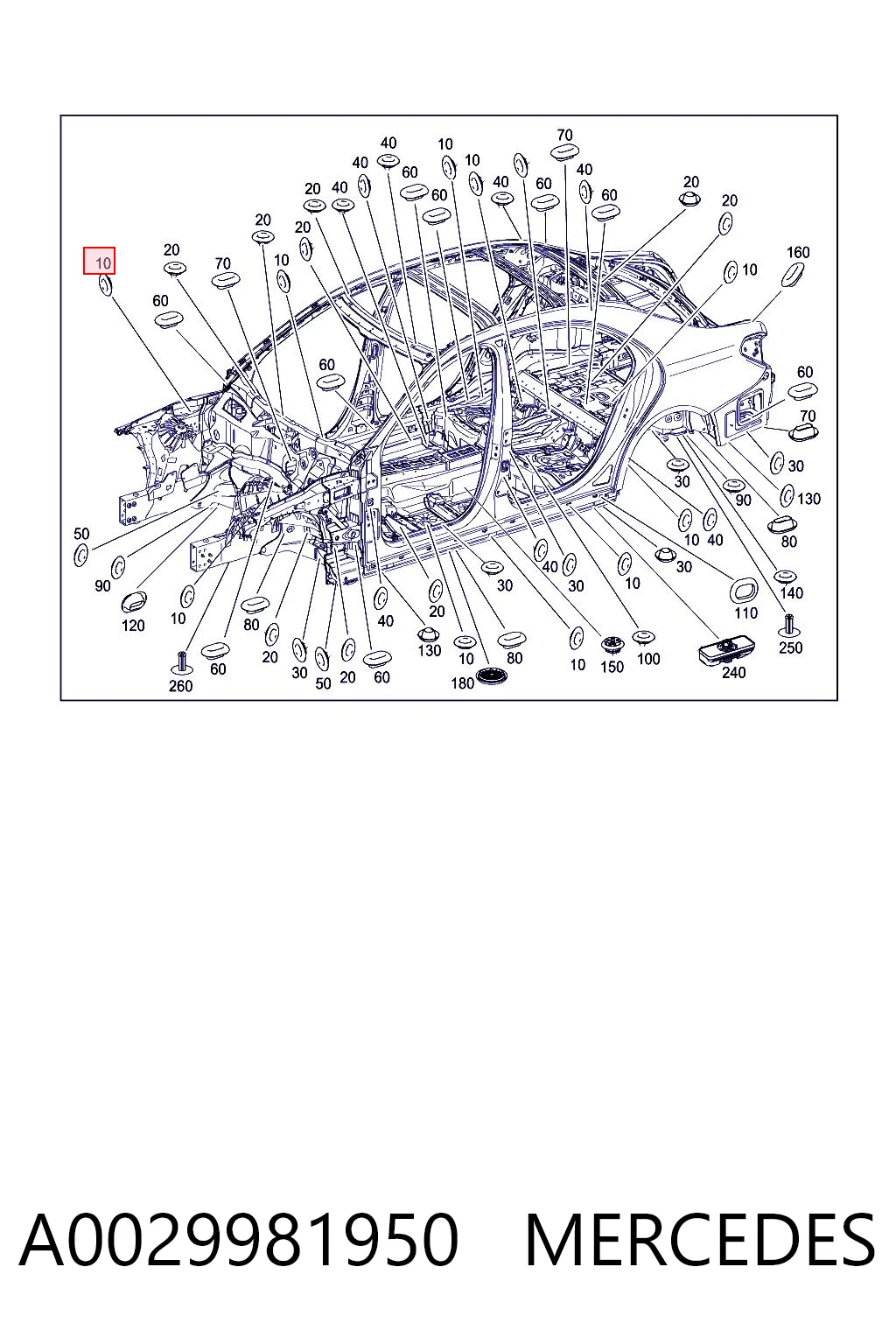 Deposito de limpiaparabrisas Mercedes E familiar (S211) (2003 - 2009) precio, desde 1,71 EUR