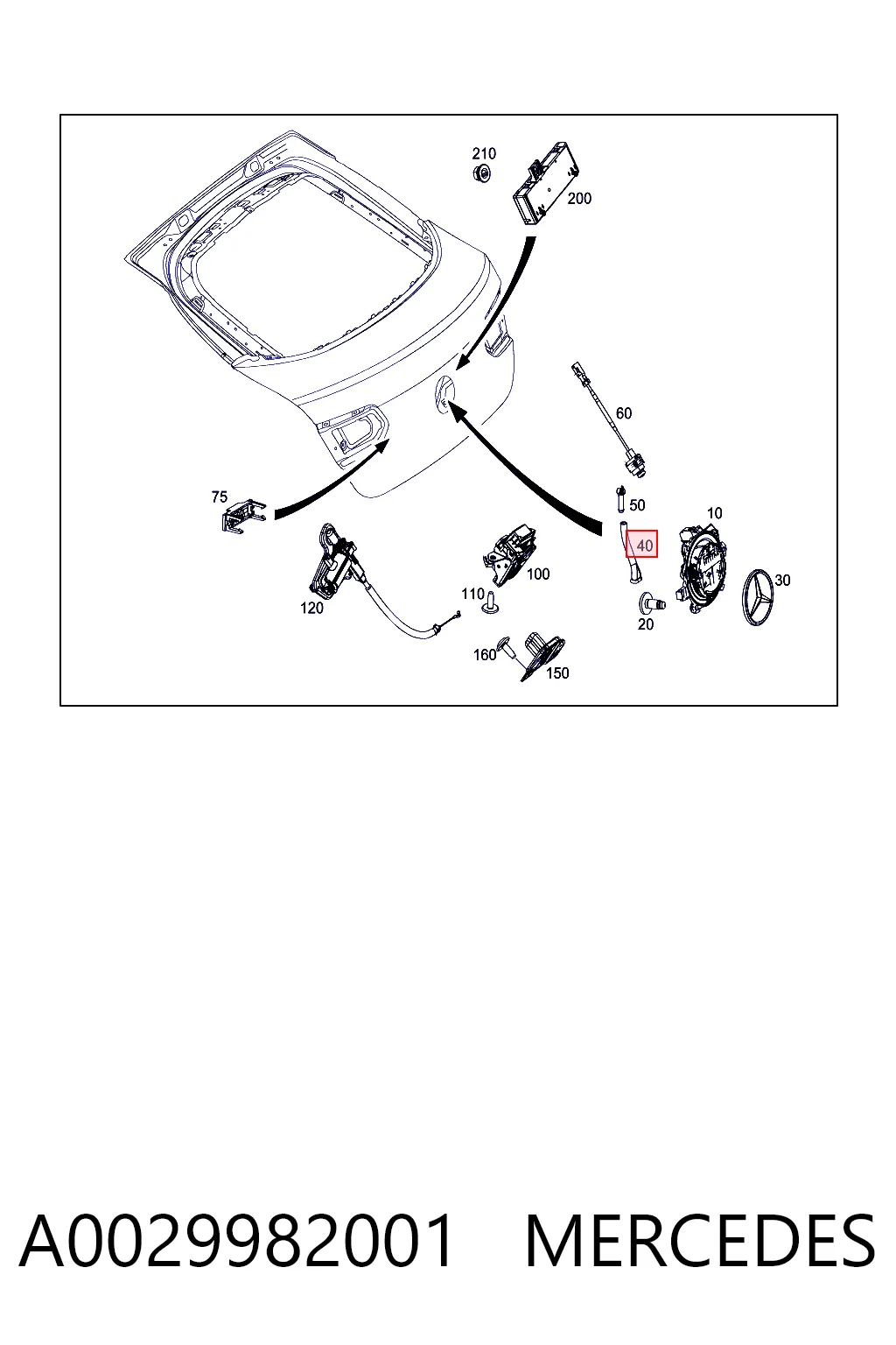 A0029982001 Mercedes