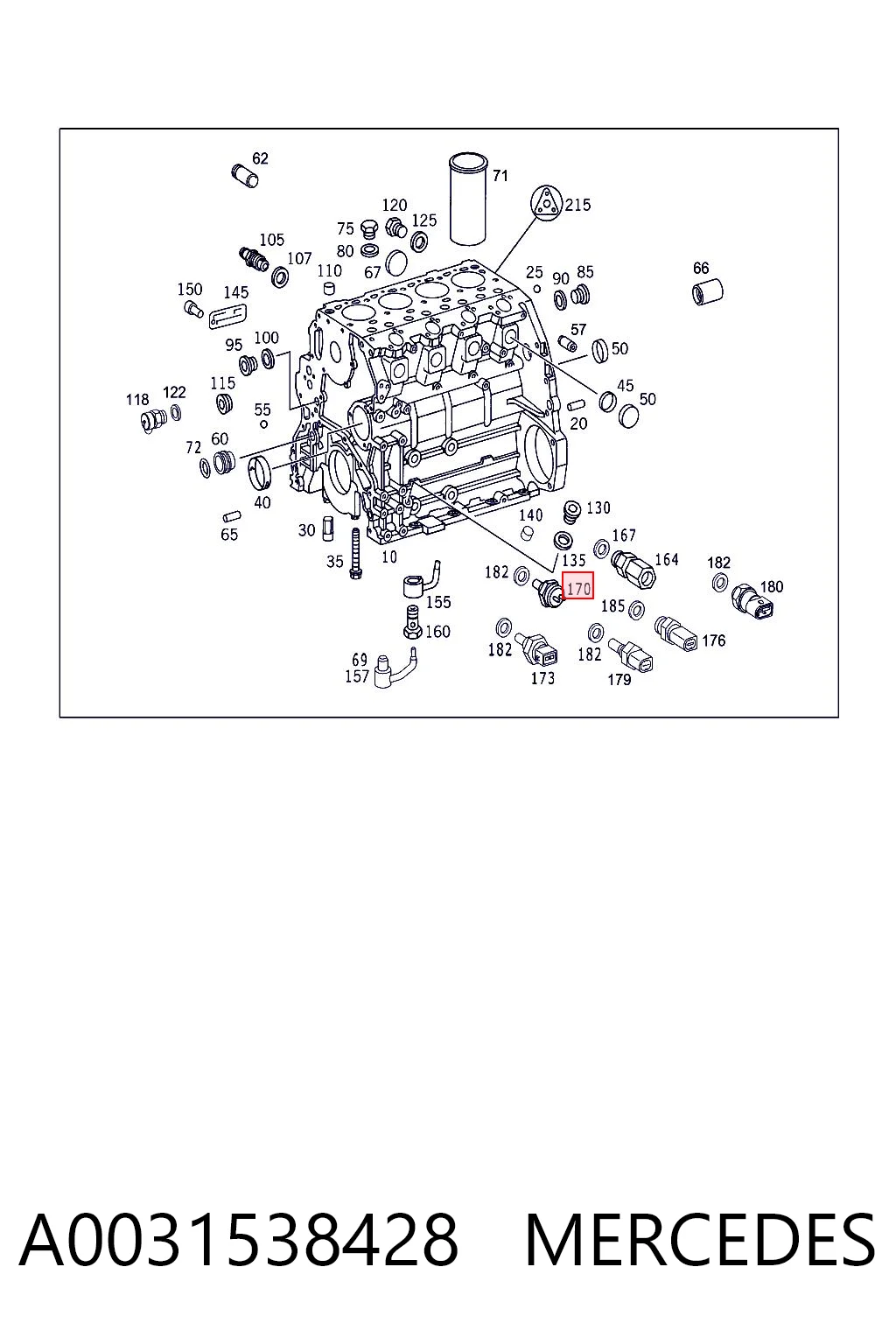 Sensor de temperatura del motor Mercedes Benz Truck TRUCK ACTROS  camión plataforma/chasis comprar en España
