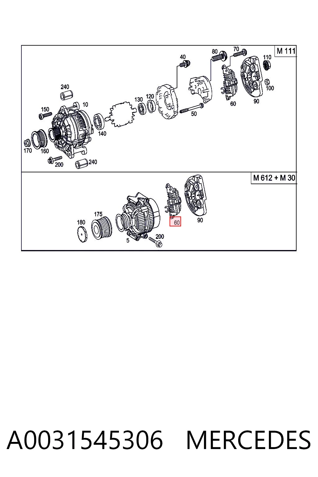 A0031545306 Mercedes