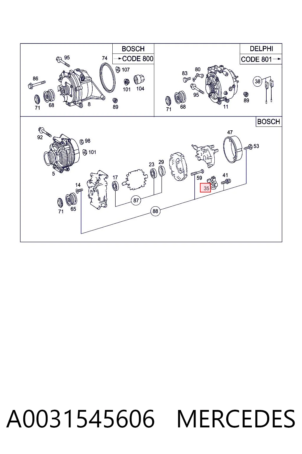A0031545606 Mercedes