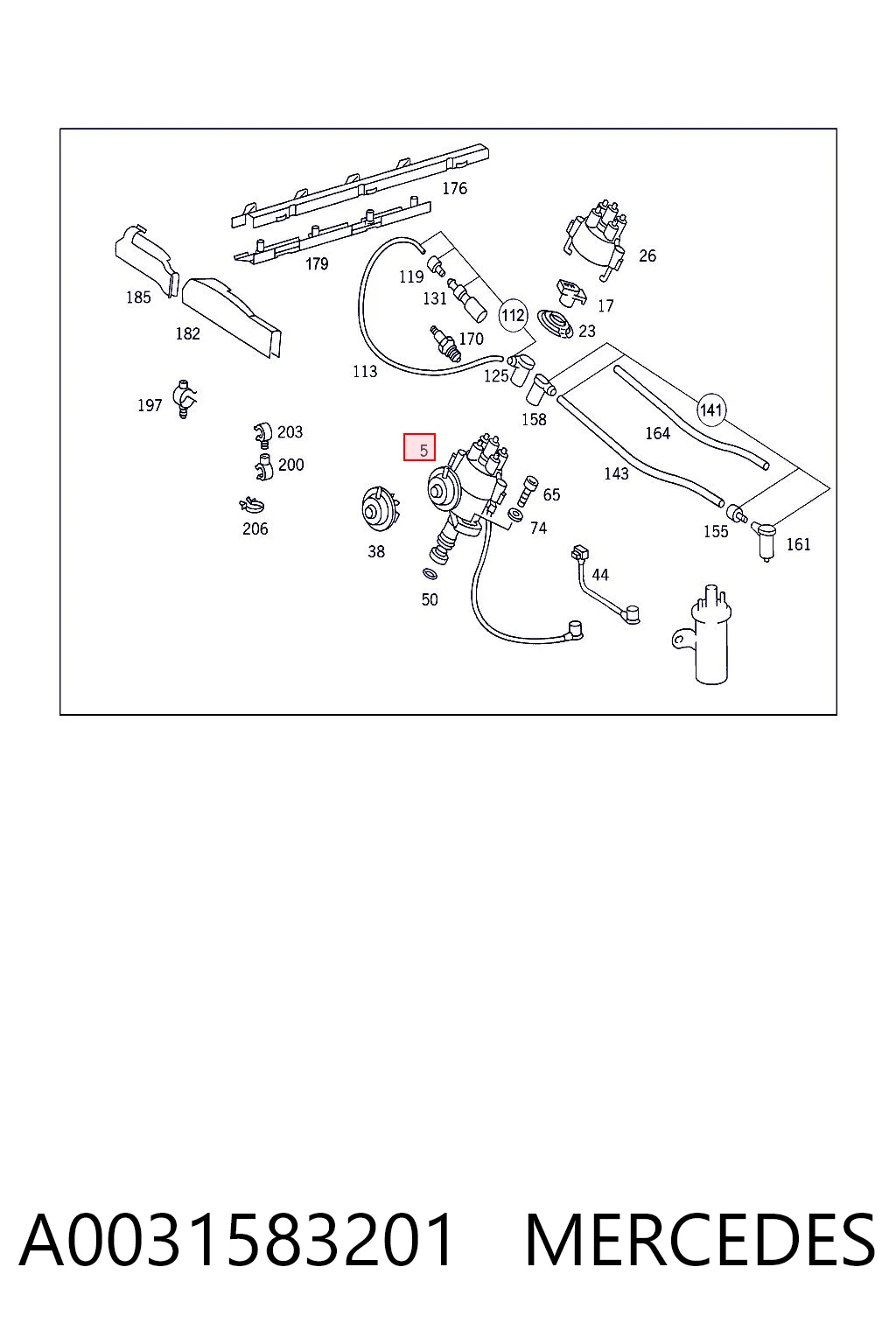 A0031583201 Mercedes