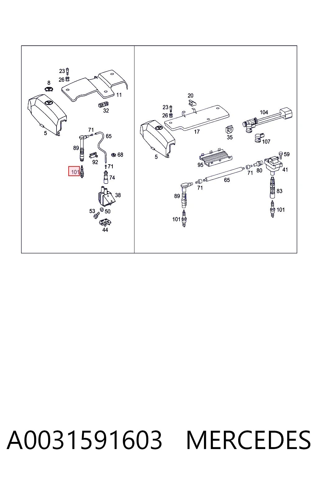 A0031591603 Mercedes