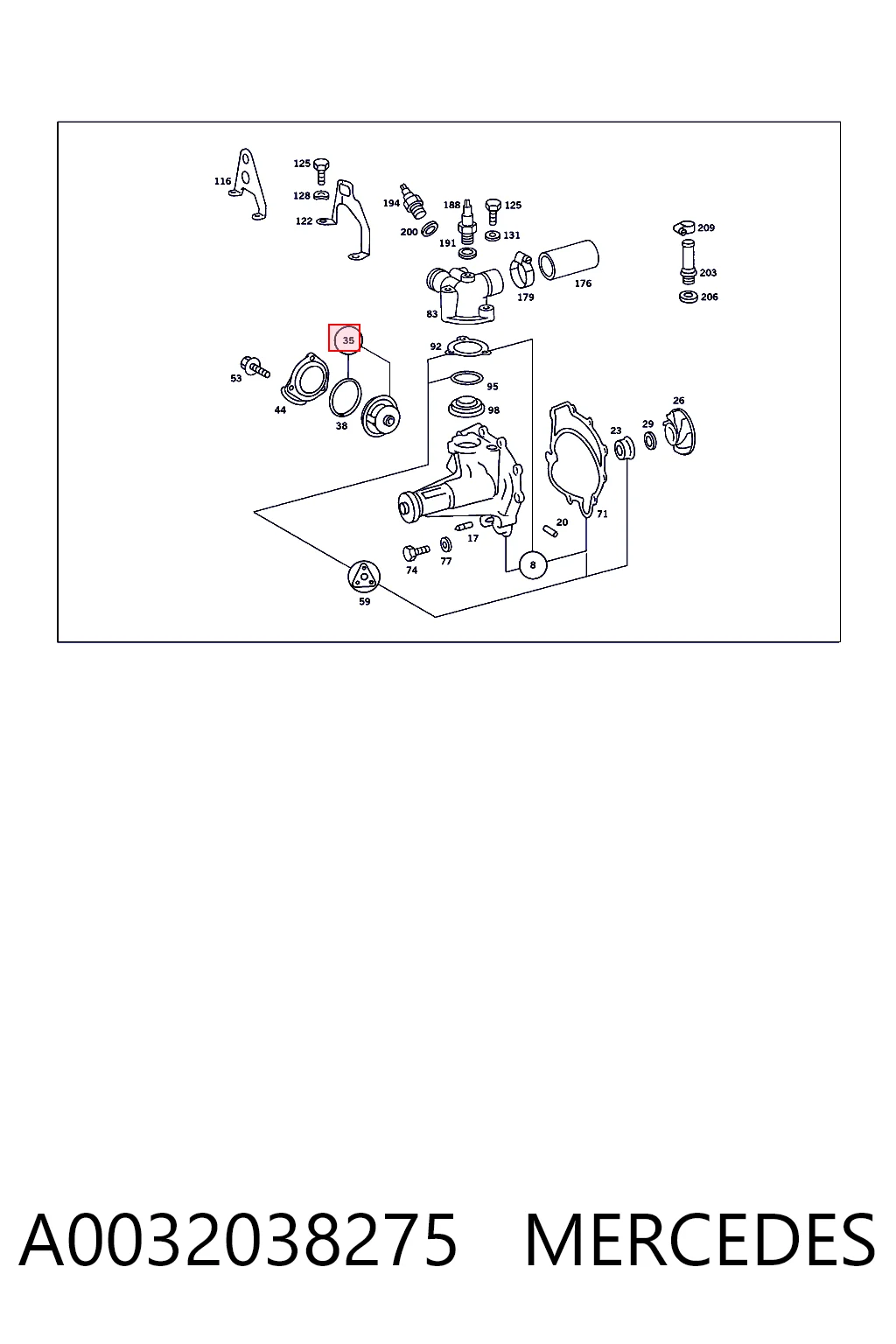 A0032038275 Mercedes