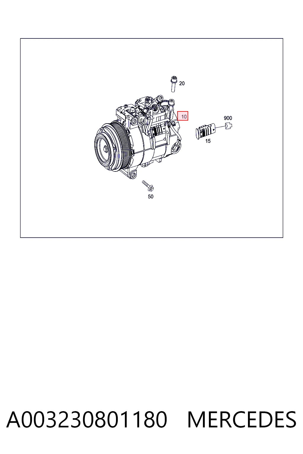 A003230801180 Mercedes