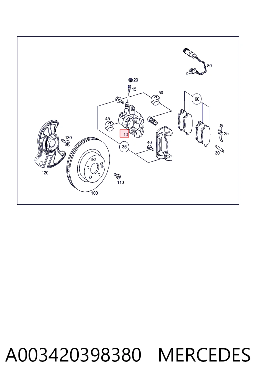 A003420398380 Mercedes