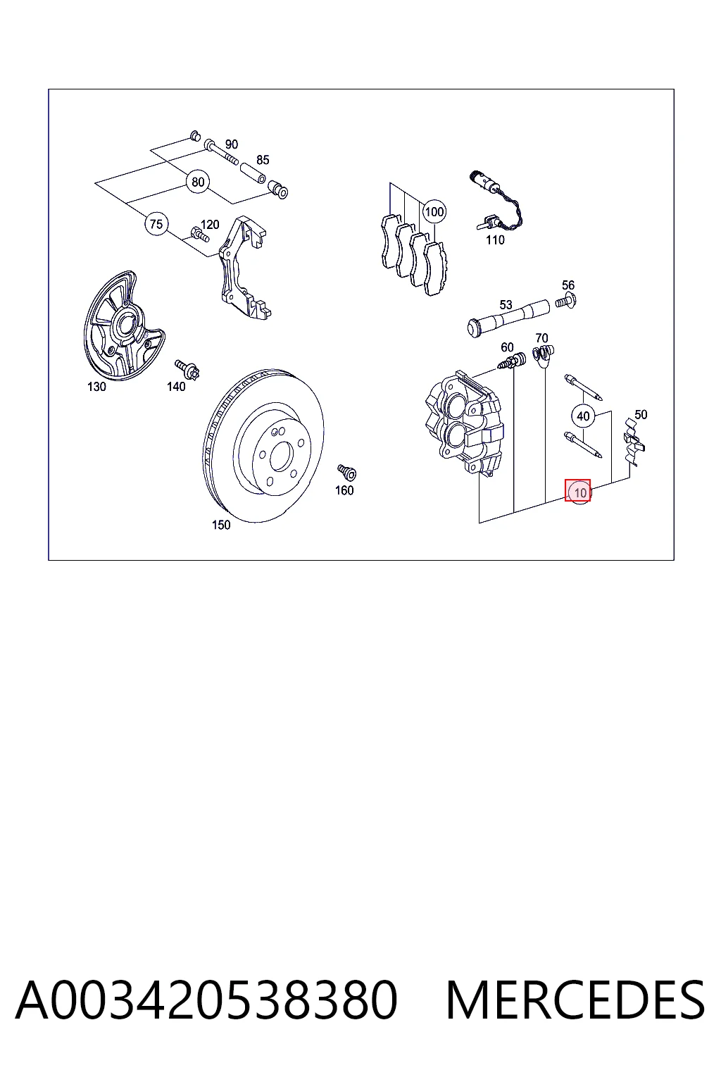 A003420538380 Mercedes
